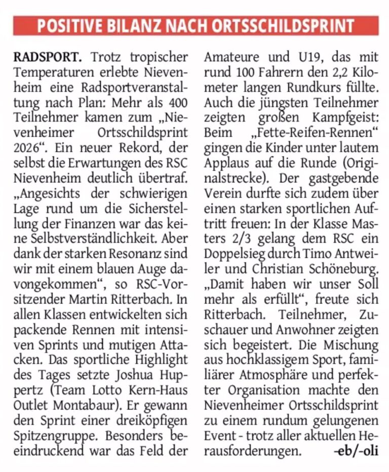 Reihnischer Anzeiger 04.07.2026